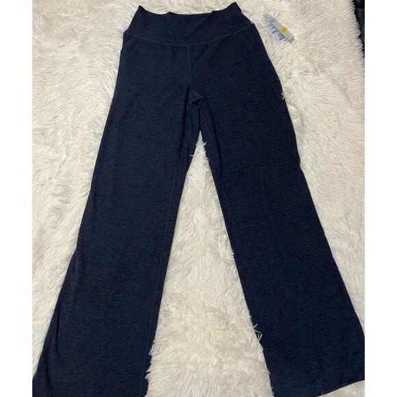NWT Zella Zelsoft Renew Straight Leg Pants Navy Small - Picture 7 of 12